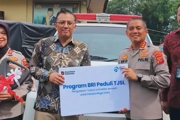 BRI Salurkan Bantuan Mobil Jenazah Dukung Aksi Kemanusian Di Kota Bogor