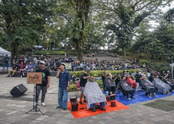 Getaran Nada, Sentuhan Gunting, dan Gelombang Empati dari Kota Bogor Di Taman Ekspresi