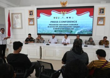 Reforma Agraria Pemanfaatan Tanah Untuk Lingkungan, Pemkab Cianjur dan Bank Tanah Teken Kerjasama